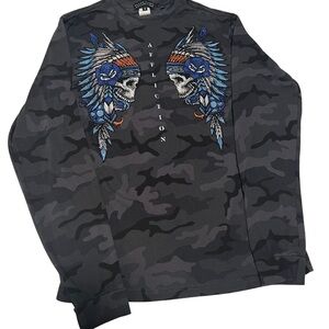 Affliction Unisex Black Label Series Collection “TWIN TRIBE” Long Sleeve